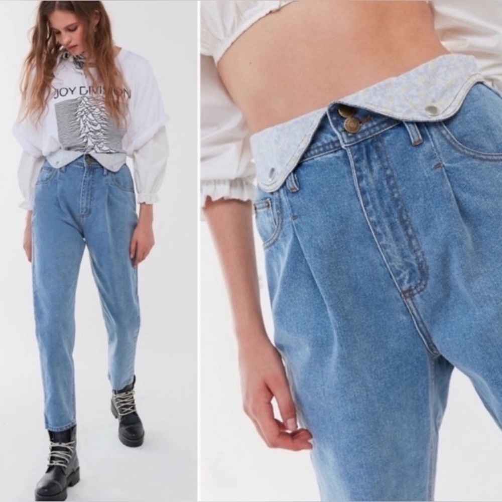 BDG Urban Outfitters Jeans Size 26 Fold Over Paper Bag High Waist Mom